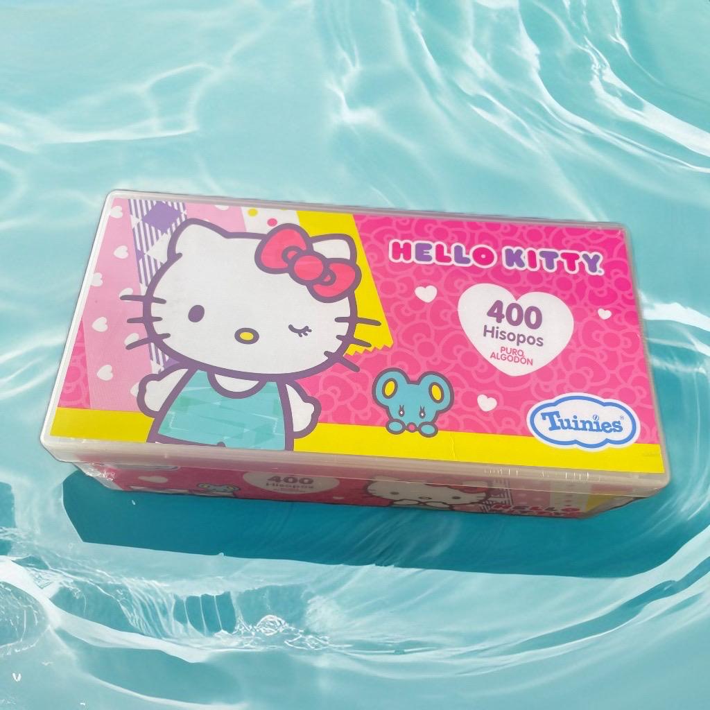 Hisopos de 400 HELLO KITTY Tuinies