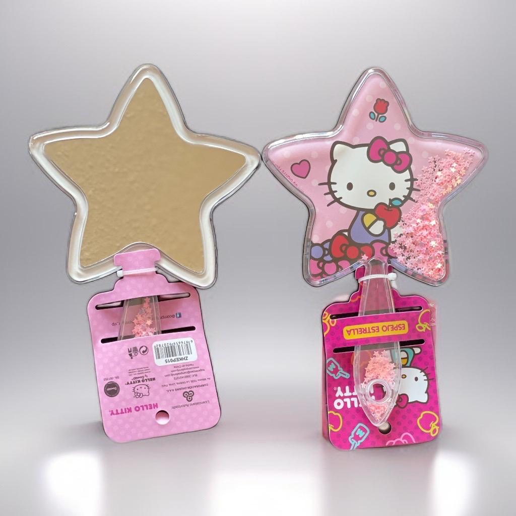 Espejo Estrella HELLO KITTY/BARBIE/FROZEN